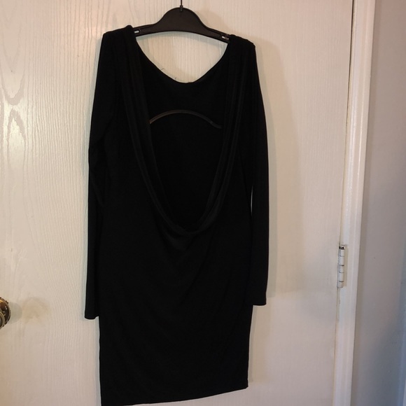 Black long sleeve dress  brand  fashion junked  size L - Picture 2 of 5